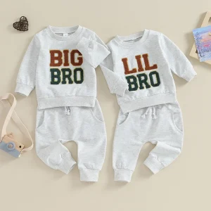 Big Brother Little Brother Matching Outfit Toddler Baby Boy